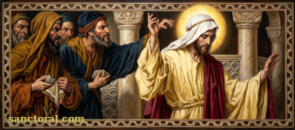 Jésus chasse un démon d'un possédé