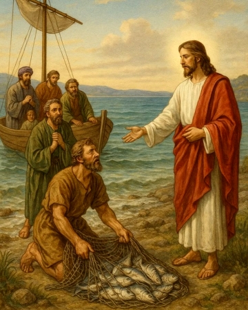 Depart from me, for I am a sinful man, O Lord.