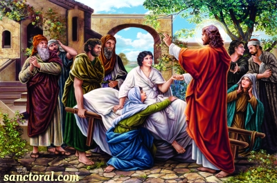 The resurrection of the son of the widow of Naim, O.D.M. pinxit