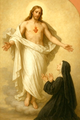 Apparition of the Sacred Heart to Margaret-Mary Alacoque